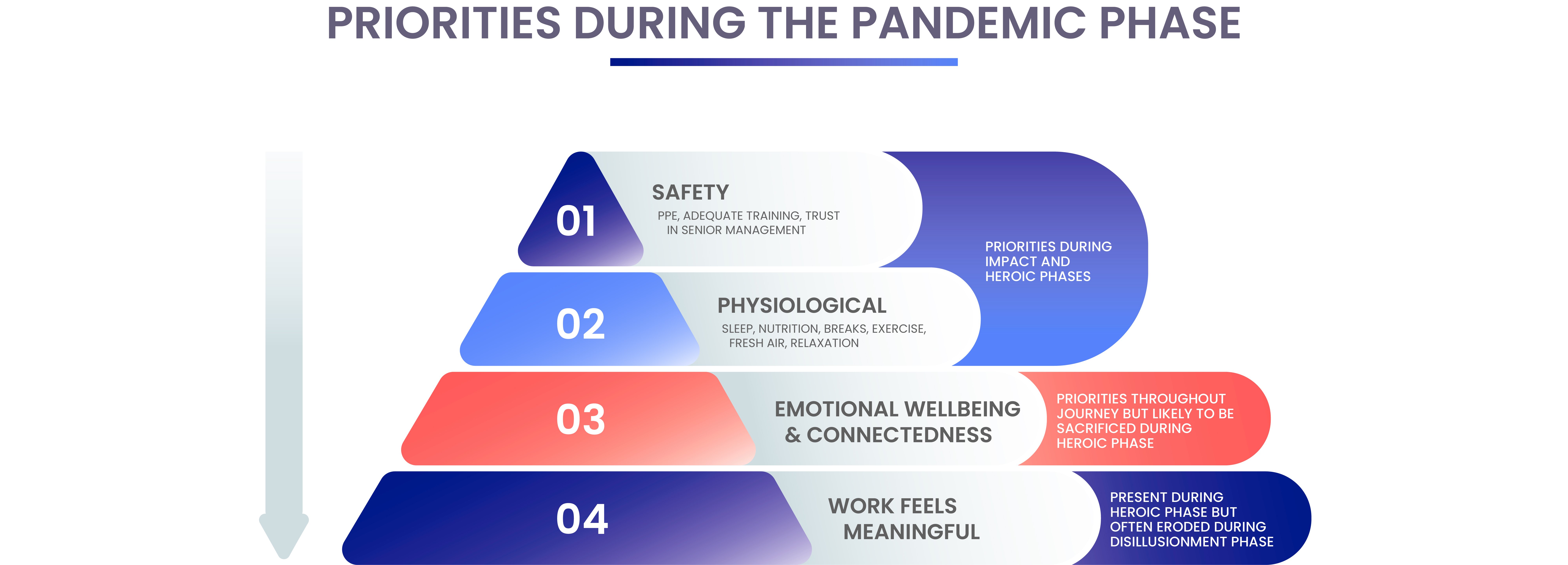 priorities during the pandemic phase